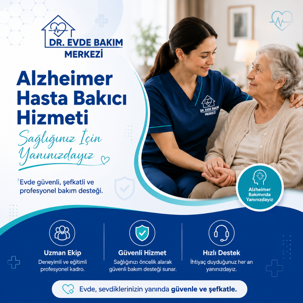 Evde Alzheimer hasta bakıcı hizmeti