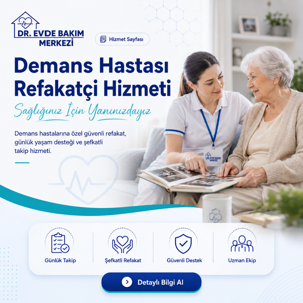 Demans hastası bakıcı hizmeti görseli