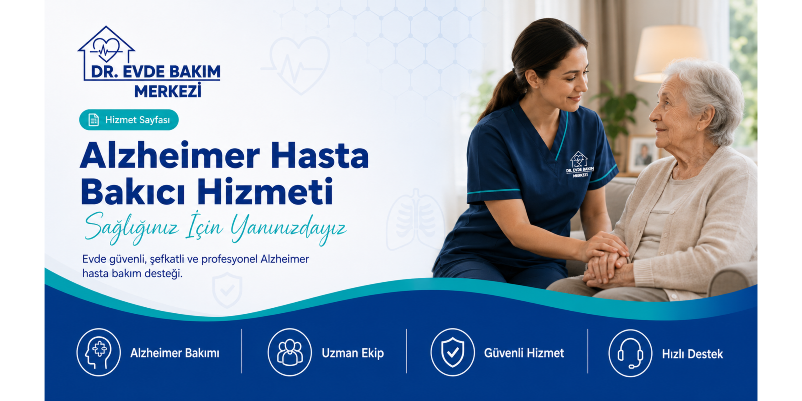Alzheimer Hasta Bakıcı Hizmeti - Dr. Evde Bakım Merkezi