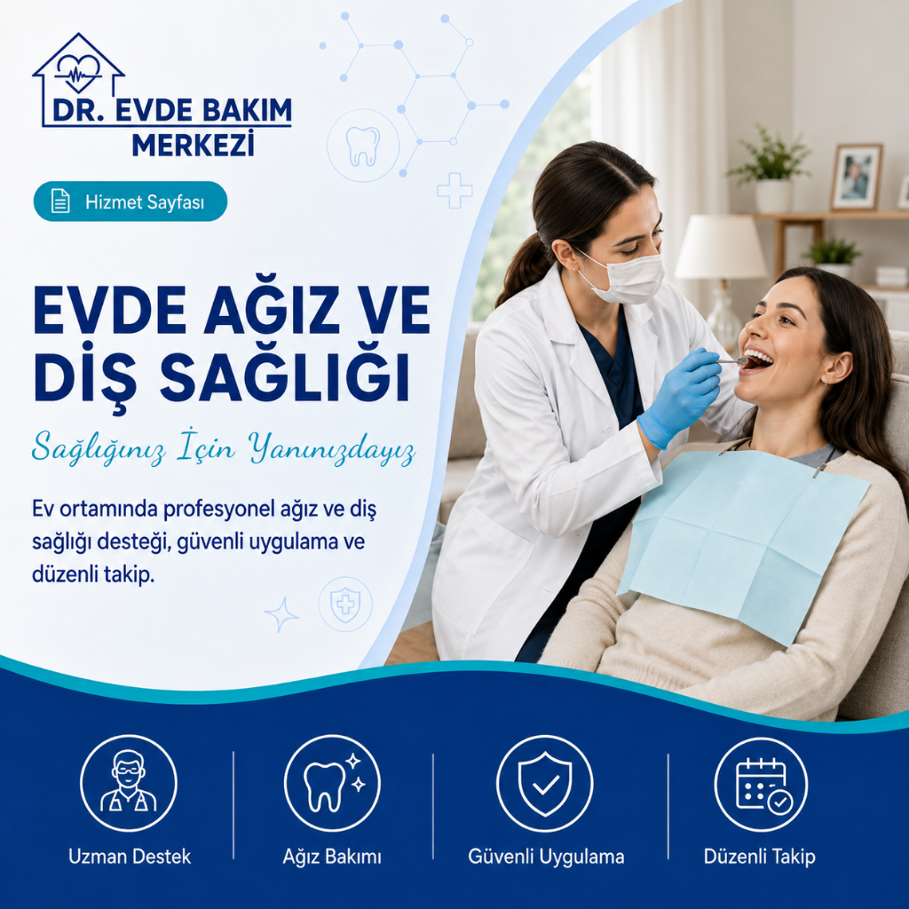 Evde ağız ve diş sağlığı hizmeti görseli