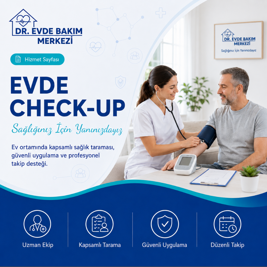 Evde check-up hizmeti görseli