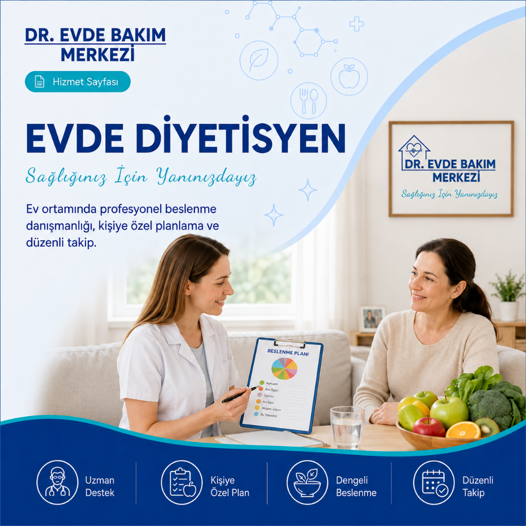 Evde diyetisyen hizmeti görseli