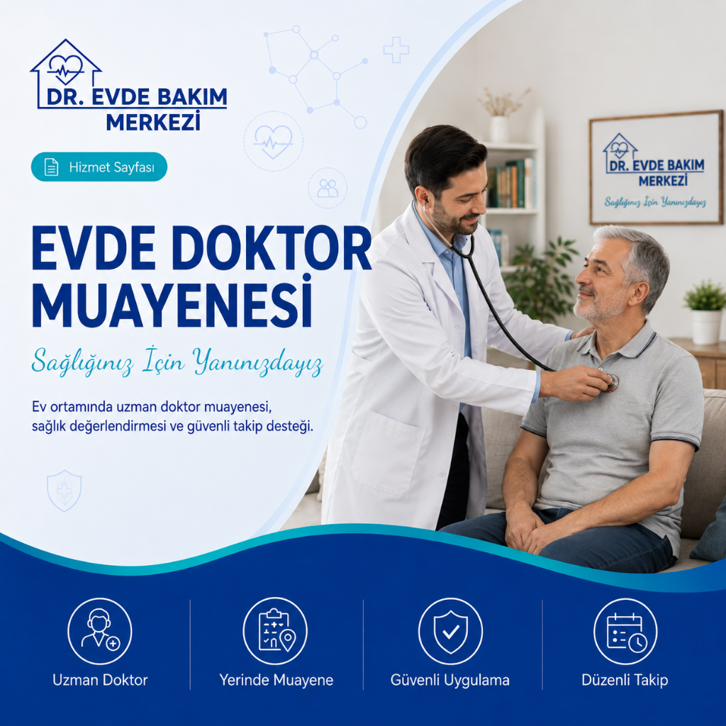 Evde doktor muayenesi hizmeti görseli
