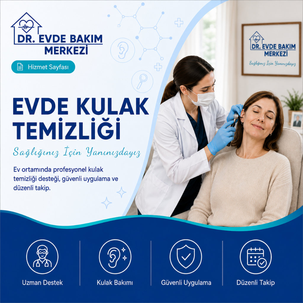Evde kulak temizliği hizmeti görseli