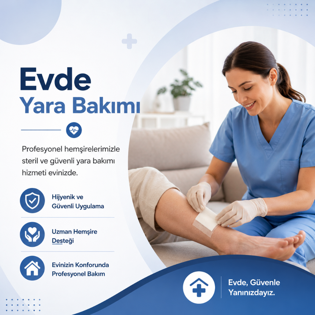 Evde yara bakımı hizmeti görseli