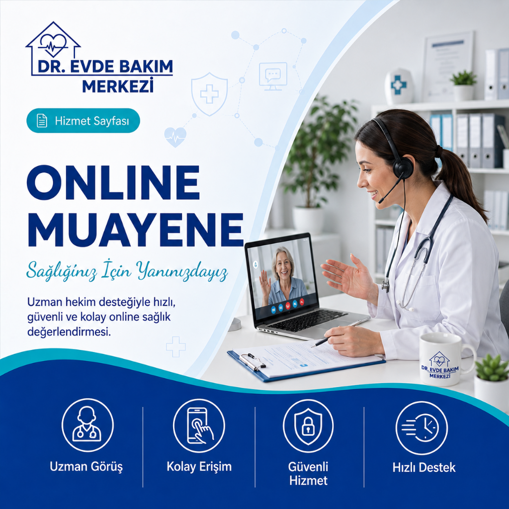 Online muayene hizmeti görseli